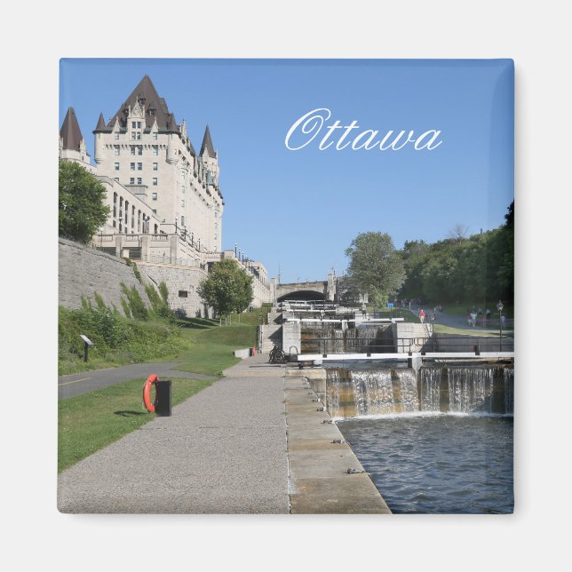 Ottawa, Kanada, Rideau Canal Magnet (Vorne)