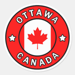 Ottawa Kanada Runder Aufkleber