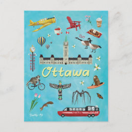 Ottawa Kanada Sommergrüße Postkarte