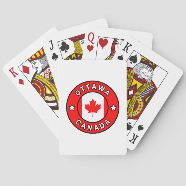 Ottawa Kanada Spielkarten (Rückseite)
