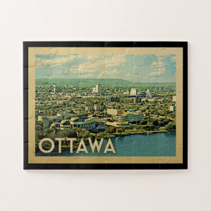 Ottawa Kanada Vintage Reise Puzzle