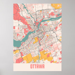 Ottawa - Ontario Chalk Poster