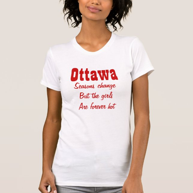 Ottawa Ontario, Kanada T-Shirt (Vorderseite)
