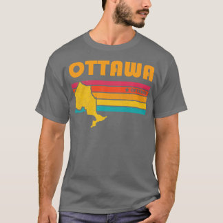 Ottawa Ontario Kanada Vintag Distressed Souvenir T-Shirt