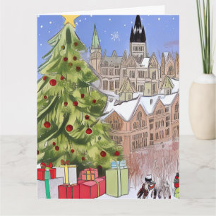 Ottawa Ontario zu Weihnachten Karte