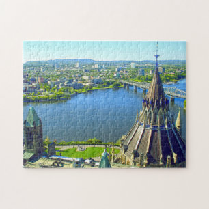 Ottawa Parlament Bauen auf dem Fluss. Puzzle