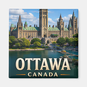 Ottawa Parliament Hill und kanadisches Erbe Magnet