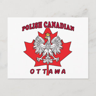 Ottawa Polnischer Kanadier Leaf Postkarte
