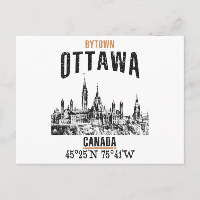 Ottawa Postkarte (Vorderseite)