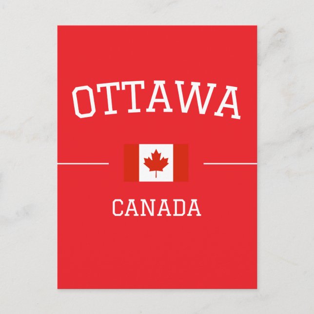 Ottawa Postkarte (Vorderseite)