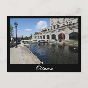 Ottawa, Rideau Canal, Laurier Postkarte