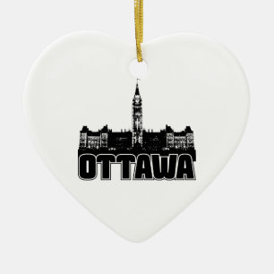 Ottawa-Skyline Keramikornament