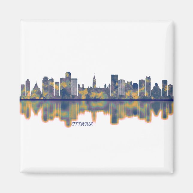 Ottawa Skyline Magnet (Vorne)