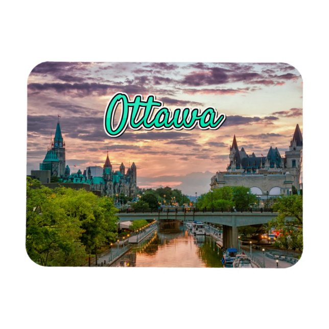 Ottawa Wolkenlandschaft Magnet (Horizontal)