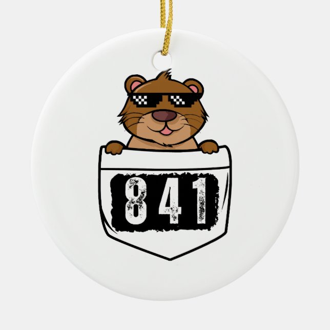 Otter 841 keramik ornament (Vorne)