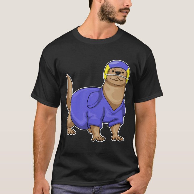 Otter American Football T-Shirt (Vorderseite)