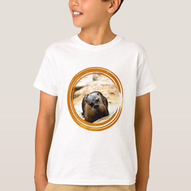 Otter Art T-Shirt (Vorderseite)