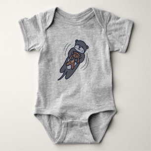 Otter Baby Bodysuit Baby Strampler