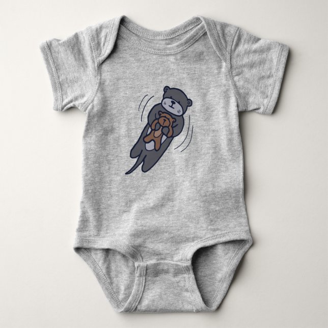 Otter Baby Bodysuit Baby Strampler (Vorderseite)