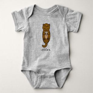 Otter Baby Bodysuit oder One Piece (keine Basis) Baby Strampler