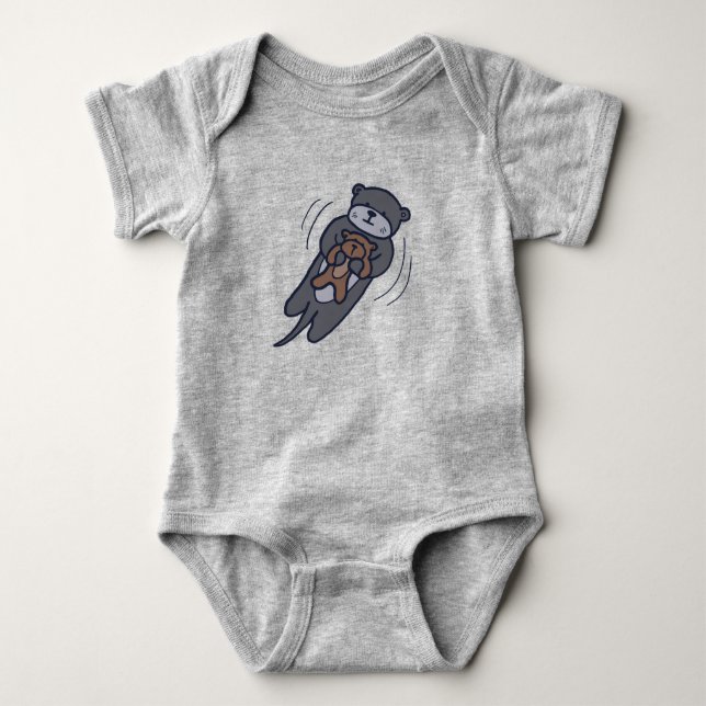 Otter Baby Bodysuit Strampler (Vorderseite)