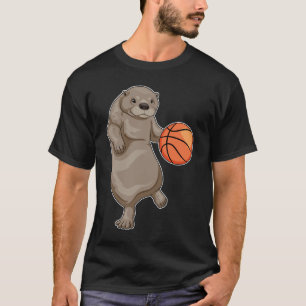 Otter Basketball-Spieler Basketball T-Shirt