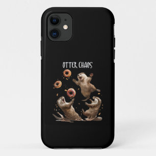 Otter Chaos Funny Bagel Kämpfe Sea Otters Puck an  Case-Mate iPhone Hülle