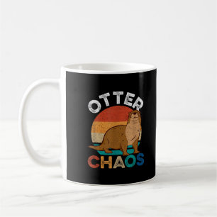Otter Chaos für Männer Frauen Niedlich Otter Lover Kaffeetasse