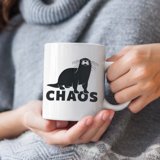 Otter Chaos Kaffeetasse (Von Creator hochgeladen)