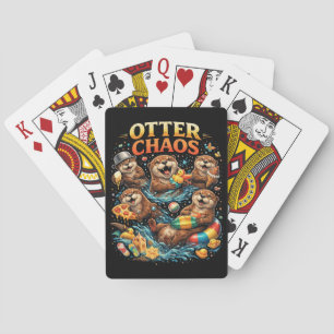 Otter-Chaos Spielkarten