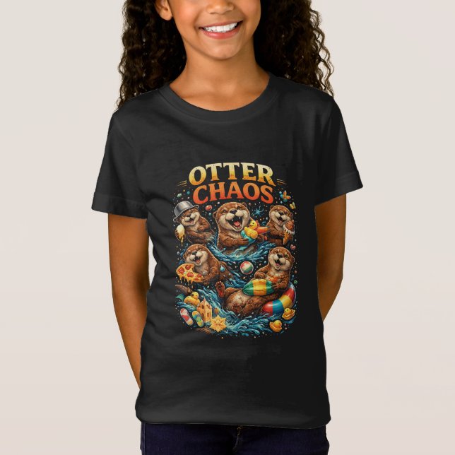 Otter-Chaos T-Shirt (Vorderseite)