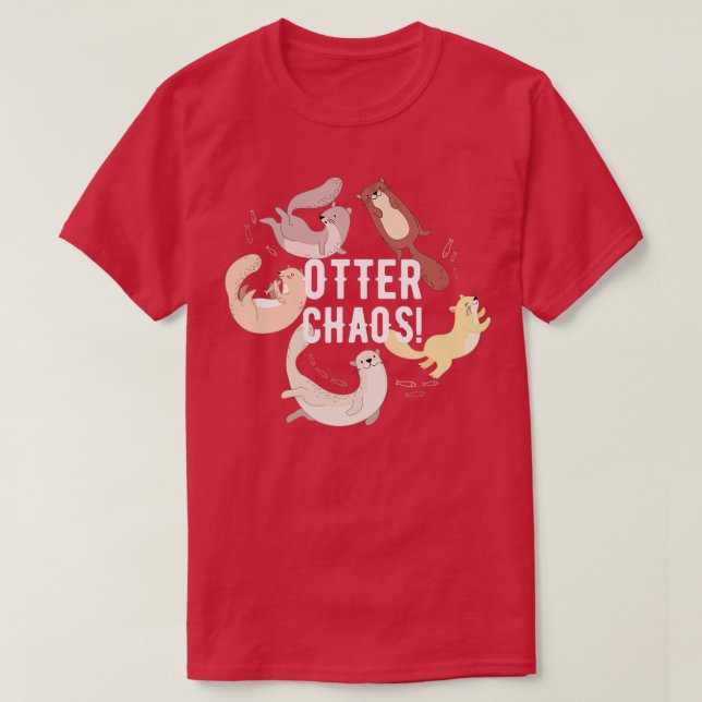 Otter Chaos  T-Shirt (Design vorne)