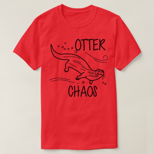 Otter Chaos T-Shirt (Design vorne)