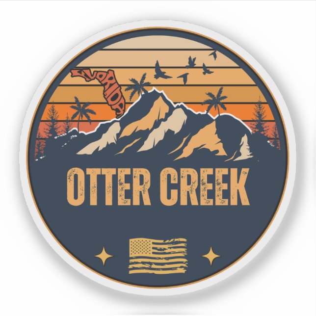 Otter Creek, Florida Aufkleber (Vorderseite)