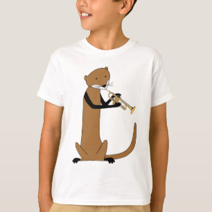 Otter, der die Trompete spielt T-Shirt
