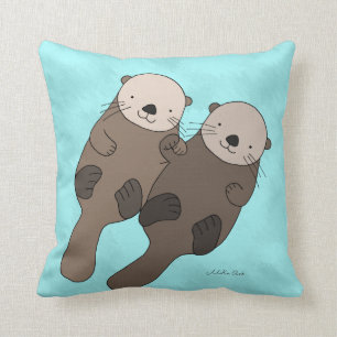 Otter, der Handkissen-niedliches Otterthrow-Kissen Kissen