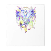 Otter Dreamcatcher Blue Yellow Floral