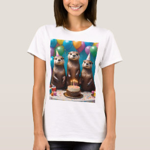 Otter-Drillingings-Geburtstagsfeier, T-Shirt
