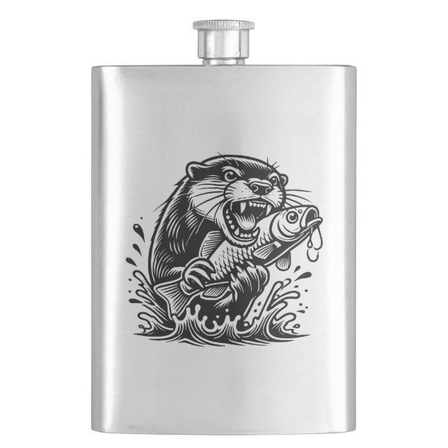 Otter Flachmann (Vorderseite)