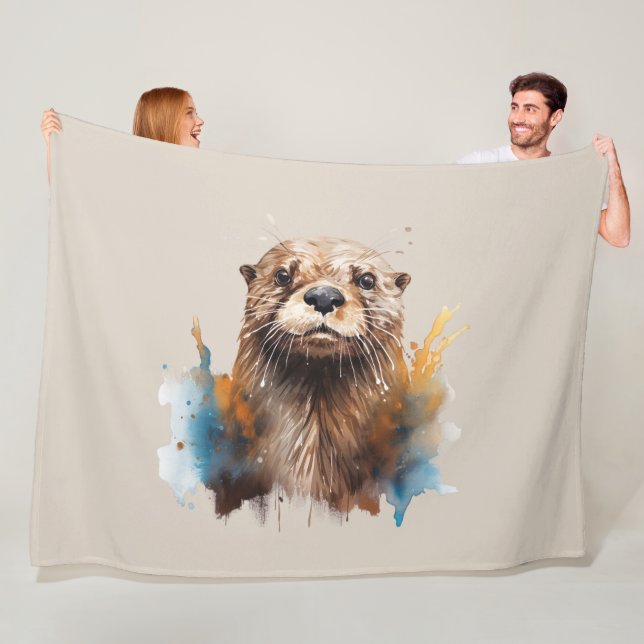 Otter Fleecedecke (Beispiel)
