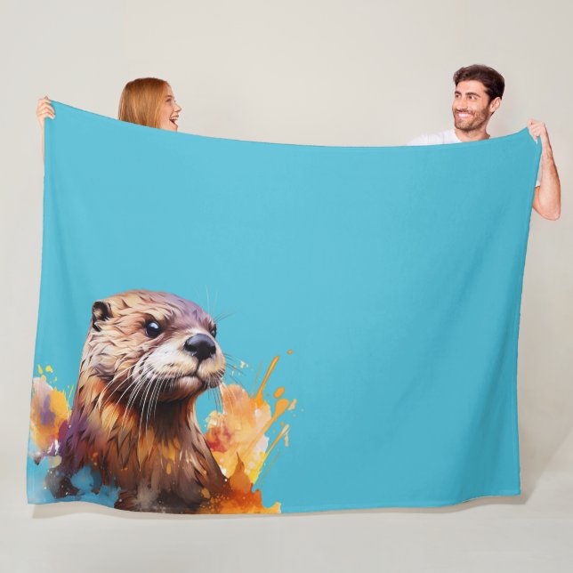 Otter Fleecedecke (Beispiel)