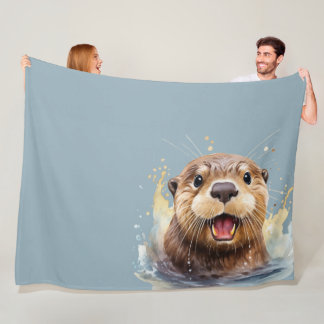 Otter Fleecedecke