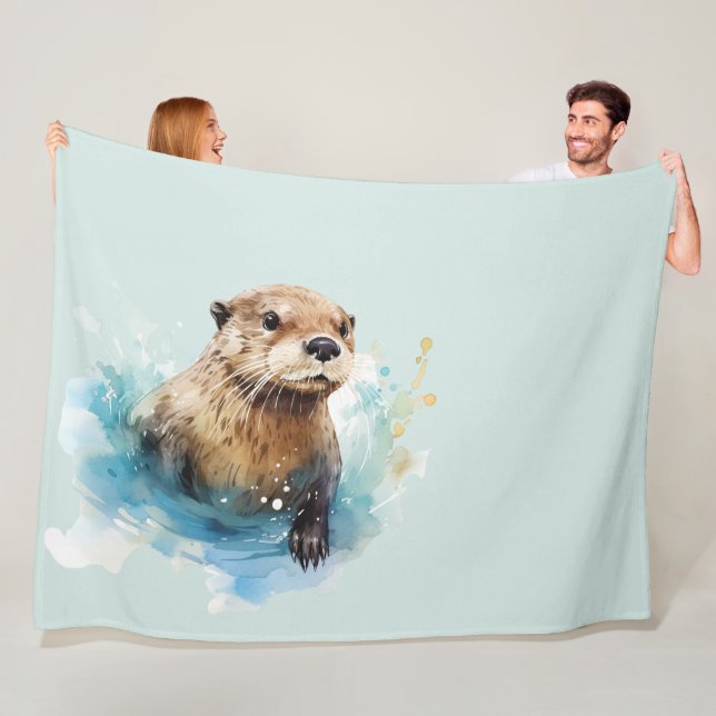 Otter Fleecedecke (Beispiel)