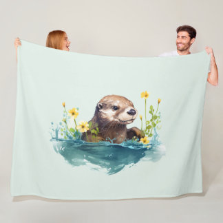 Otter Fleecedecke