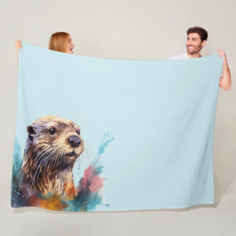 Otter Fleecedecke