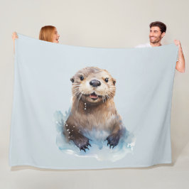 Otter Fleecedecke