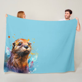 Otter Fleecedecke