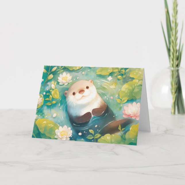 Otter Flower Pond Karte (Vorderseite)