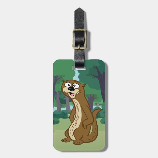 Otter FörsterRick | Reggie Gepäckanhänger (Vorderseite vertikal)