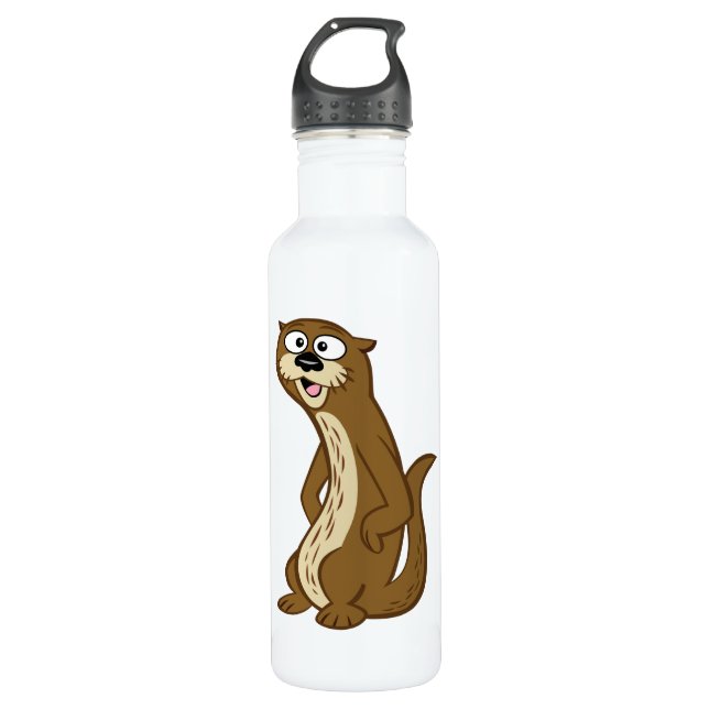 Otter FörsterRick | Reggie Trinkflasche (Vorderseite)